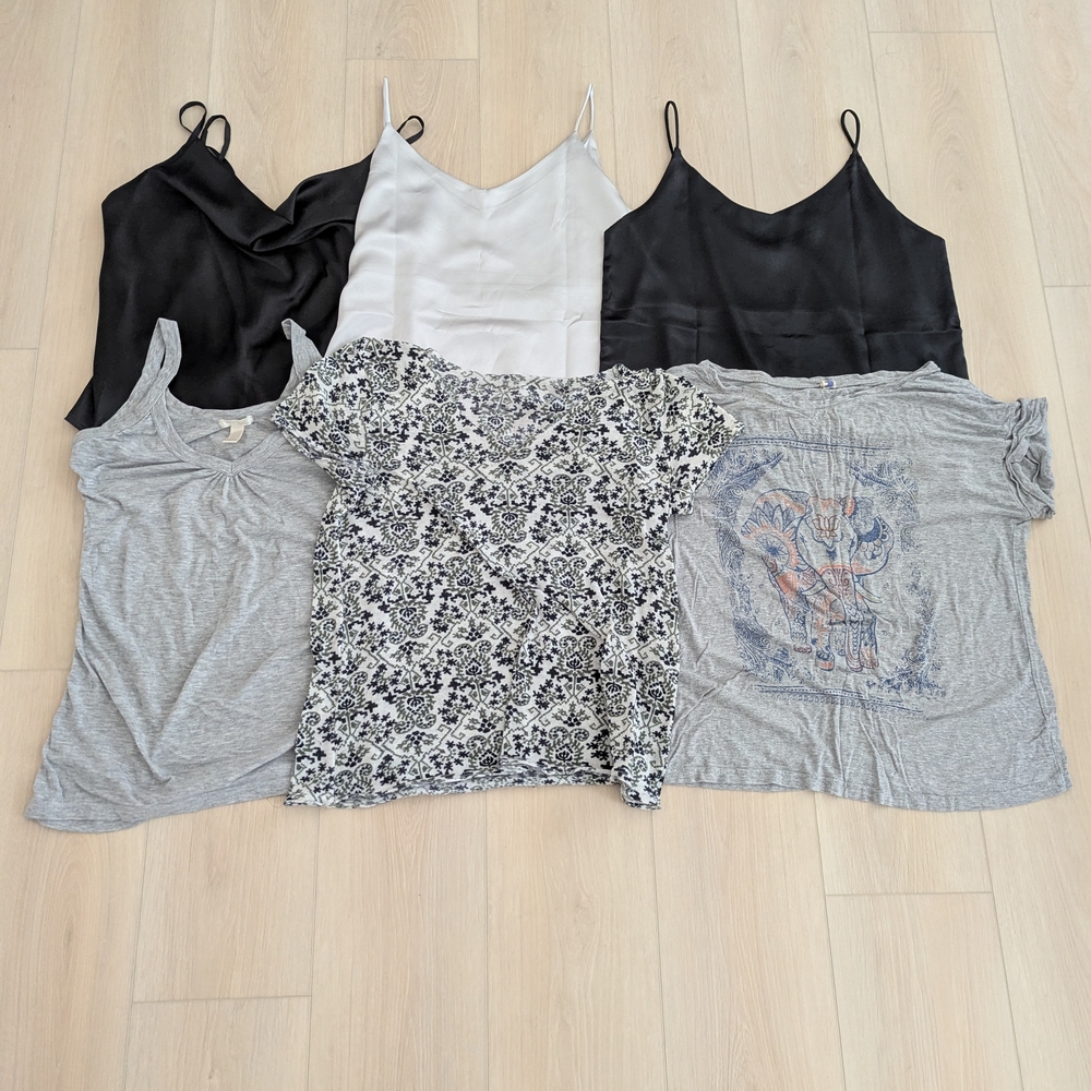 Stylish Black and White Camisole Set